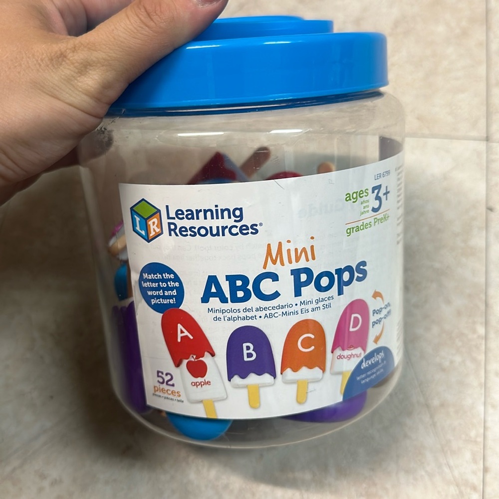 @ learning 3+ ABC learning for kids pops brand new